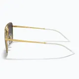 Солнцезащитные очки Ray-Ban RB3588 черные/золотые/серые — фото 7