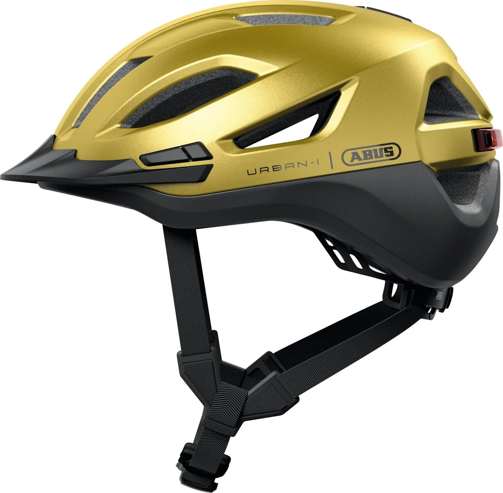 Шлем велосипедный городской Abus Urban-I 4.0 ACE жёлтый