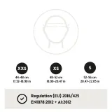 Шлем велосипедный детский Bobike Kids XXS 44-48 см, черный Urban — фото 2