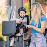 Шлем велосипедный детский Bobike Kids XXS 44-48 см, черный Urban — фото 7