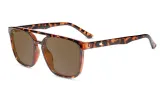 Солнцезащитные очки Knockaround Glossy Tortoise Shell — фото 1