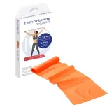 Лента-эспандер для фитнеса Trendy Limite Band 2,5 м x 15 см желтая — фото 4