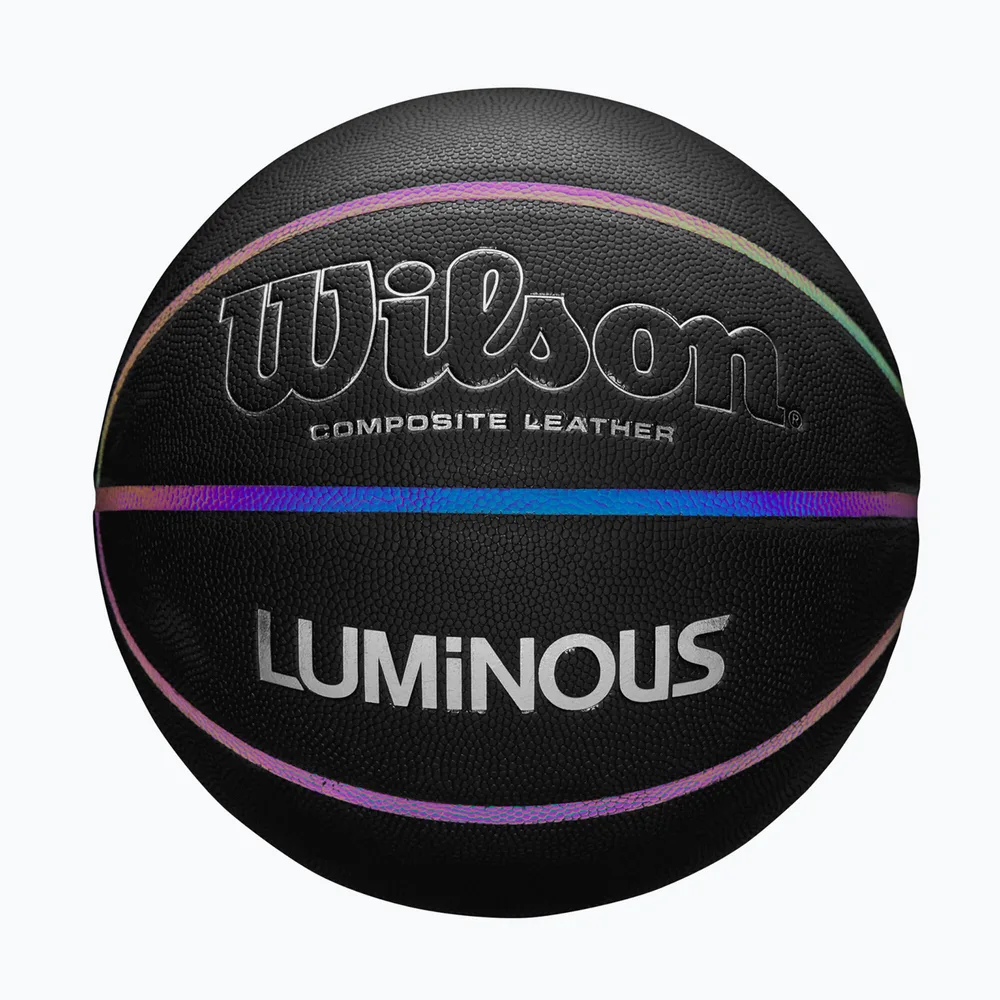 Мяч баскетбольный Wilson Luminous, чёрный, размер 7