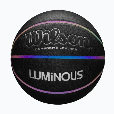 Мяч баскетбольный Wilson Luminous, чёрный, размер 7