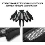 Шлем велосипедный детский Rockbros TS-61 со съемной защитой подбородка — фото 2