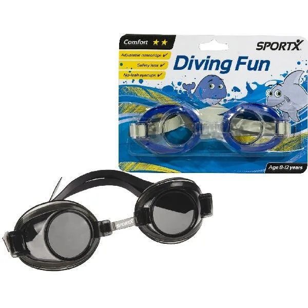 Очки для плавания детские SportX Comfort 8-12 лет