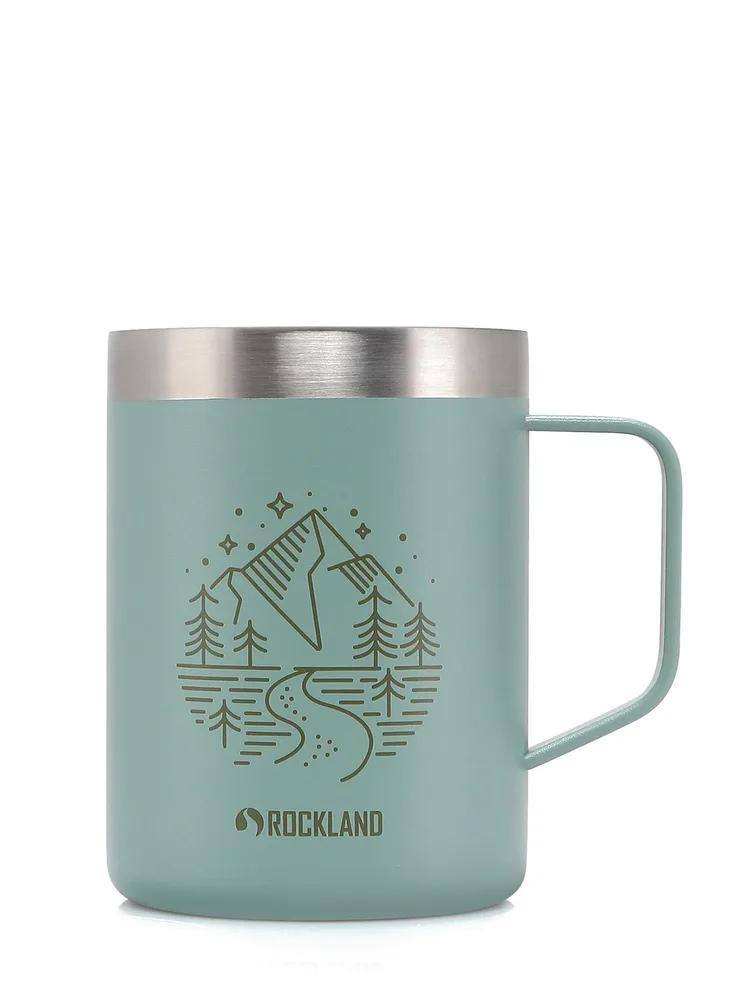 Термокружка туристическая Rockland Camp Mug 0,42 л зелёная
