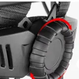 Шлем велосипедный детский Rockbros TT-018-BK полнолицевой с отстегивающейся защитой подбородка — фото 6