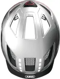 Шлем велосипедный ABUS Hyban 2.0 LED серебристый — фото 4