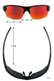 Солнцезащитные очки унисекс Goggle E7002P — фото 6