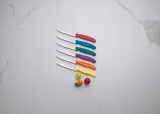 Набор из 6 зубчатых ножей Victorinox Swiss Classic Color 11 см — фото 2