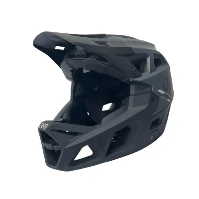 Ewheel Шлем велосипедный полнолицевой P2R Integra Sport 360, M/55-58 cm, Чёрный
