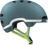 Шлем велосипедный детский Lazer Maze Jr KinetiCore GoFluo Edition матовый хаки — фото 1
