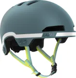 Шлем велосипедный детский Lazer Maze Jr KinetiCore GoFluo Edition матовый хаки — фото 2