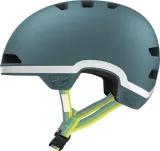 Шлем велосипедный детский Lazer Maze Jr KinetiCore GoFluo Edition матовый хаки — фото 4