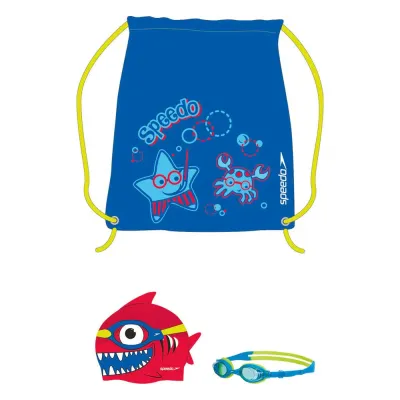Детский набор для плавания Speedo Sea Squad: очки, шапочка и мешок