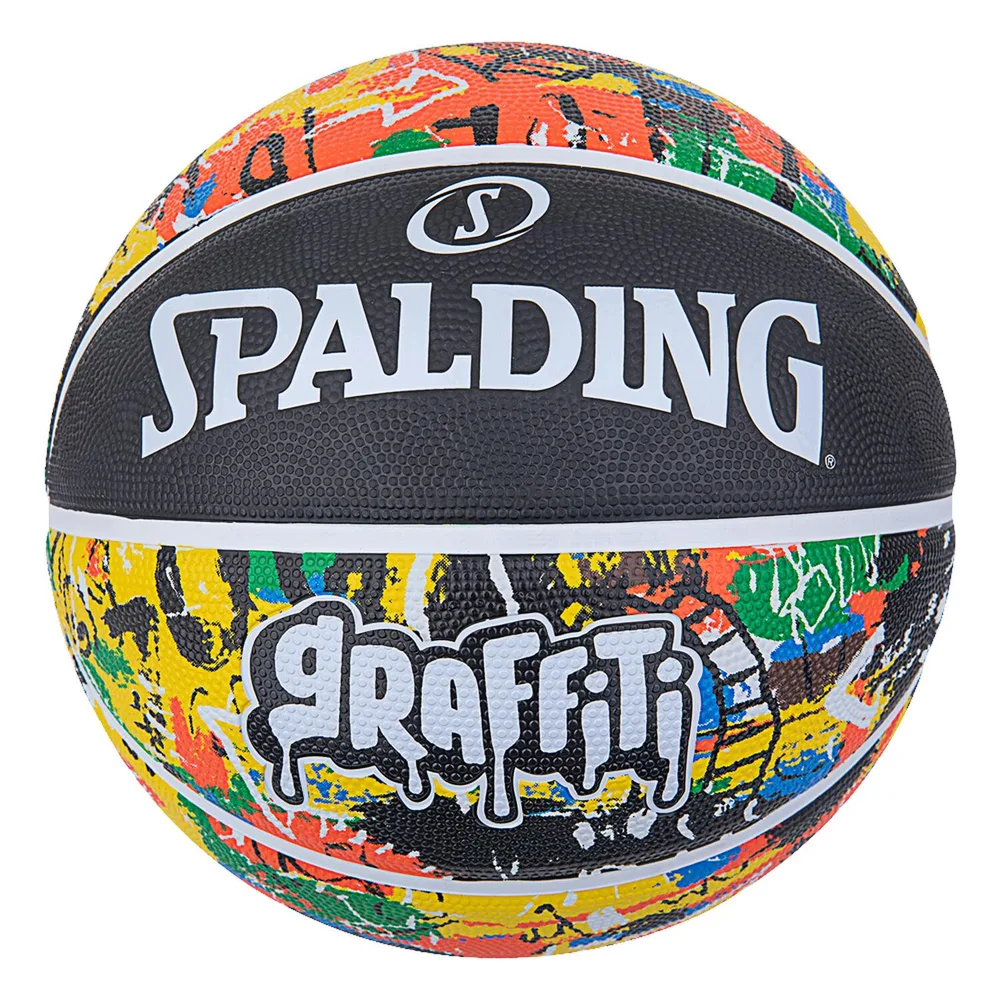 Мяч баскетбольный Spalding Rainbow Graffiti Rubber