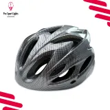 Шлем велосипедный Pro Sport Lights Carbon Look мужской/женский универсальный — фото 3