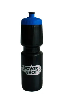 Power Shot Набор бутылок для воды, 5 штук, чёрный/синий