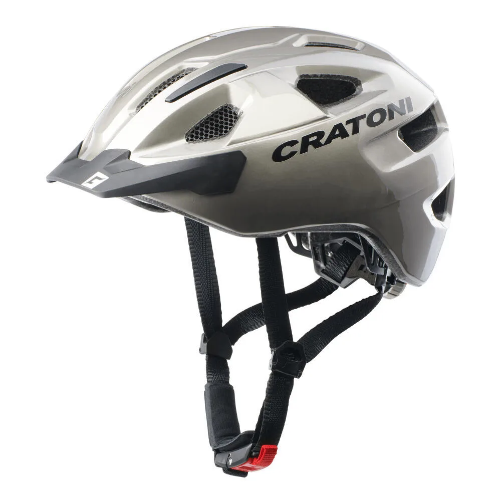 Шлем велосипедный городской Cratoni C-Swift, 53-59 CM, Пепельный