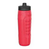 Тренировочная бутылка Under Armour Sideline Squeeze красная 950 мл — фото 1