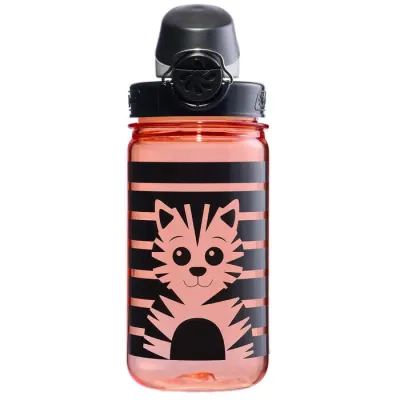 Бутылка Nalgene OTF Kids Orange Tiger 350 мл, герметичная, без BPA, на 50% из переработанного материала