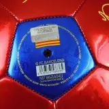 Мяч футбольный FC Barcelona, Красный — фото 3