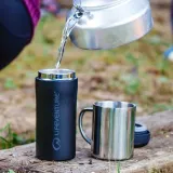 Термокружка Lifeventure Thermal Mug, матовая светло-серая — фото 5