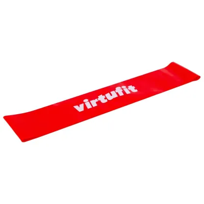 Мини-эспандер VirtuFit Mini Band Fitness Elastic Light, красный