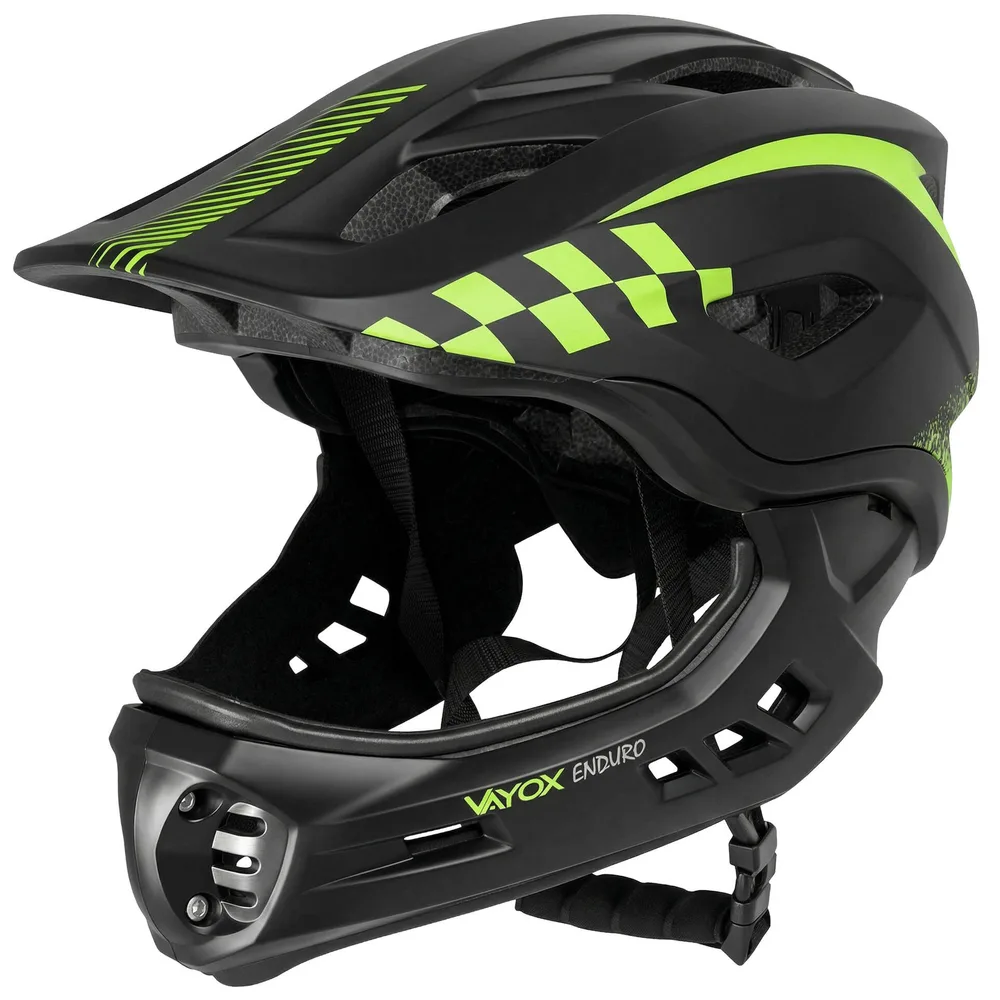 Шлем велосипедный Vayox Enduro VA0421 full face со съёмной челюстью