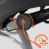 Шлем велосипедный городской Movino Element с системой Dial-Fit — фото 6