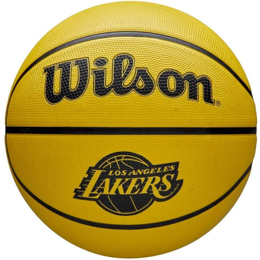 Мяч баскетбольный Wilson NBA Team Tribute Solid Los Angeles Lakers размер 5