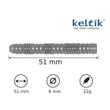 Дротики для дартса Keltik Corvin Silver 22 г, 90% вольфрама — фото 3