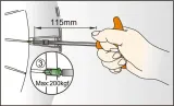 Ключ спицевой IceToolz 3,6 мм с T-образной рукояткой 12d7 — фото 3