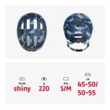 Шлем велосипедный детский Abus Smiley 3.0 Blue Whale, размер S 45-50 см — фото 5