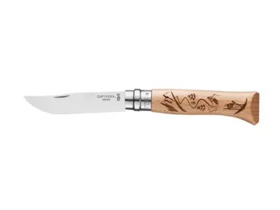 Нож складной Opinel Engraved Sport Ski No.08