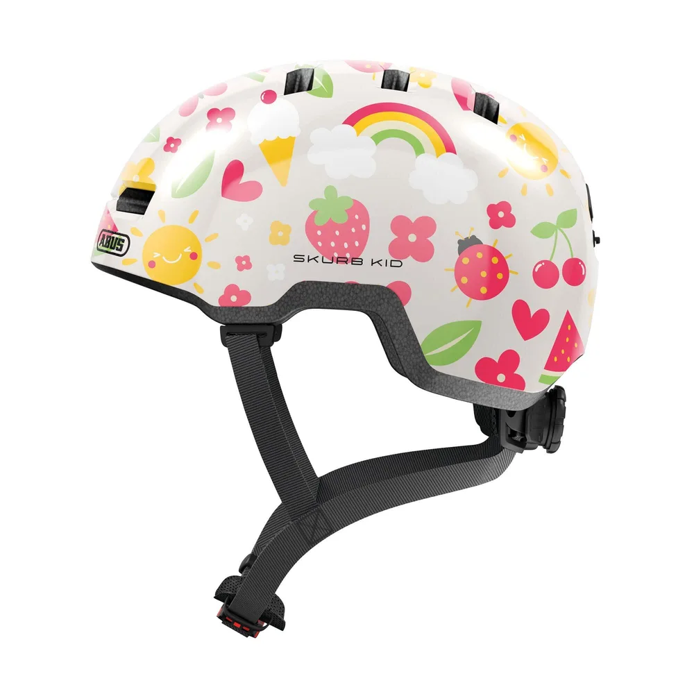 Шлем велосипедный детский Abus Skurb Kid Cream Summer