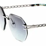 Солнцезащитные очки женские Polar PGOLD600248/G, серебристые, категория 2 — фото 3