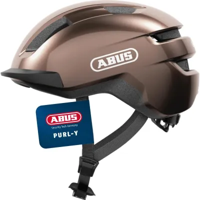 Шлем велосипедный городской Abus Purl-Y, 57 - 61 cm, Ciemna ochra