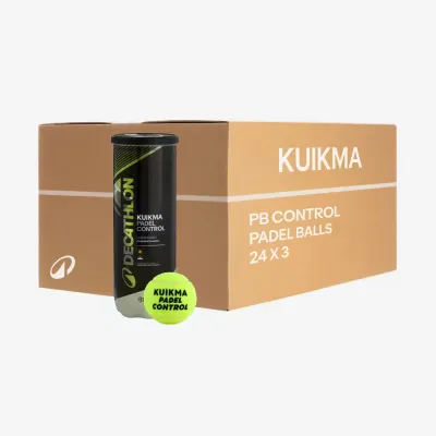 Мячи для падела Kuikma PB Control, коробка 24 банки по 3 мяча