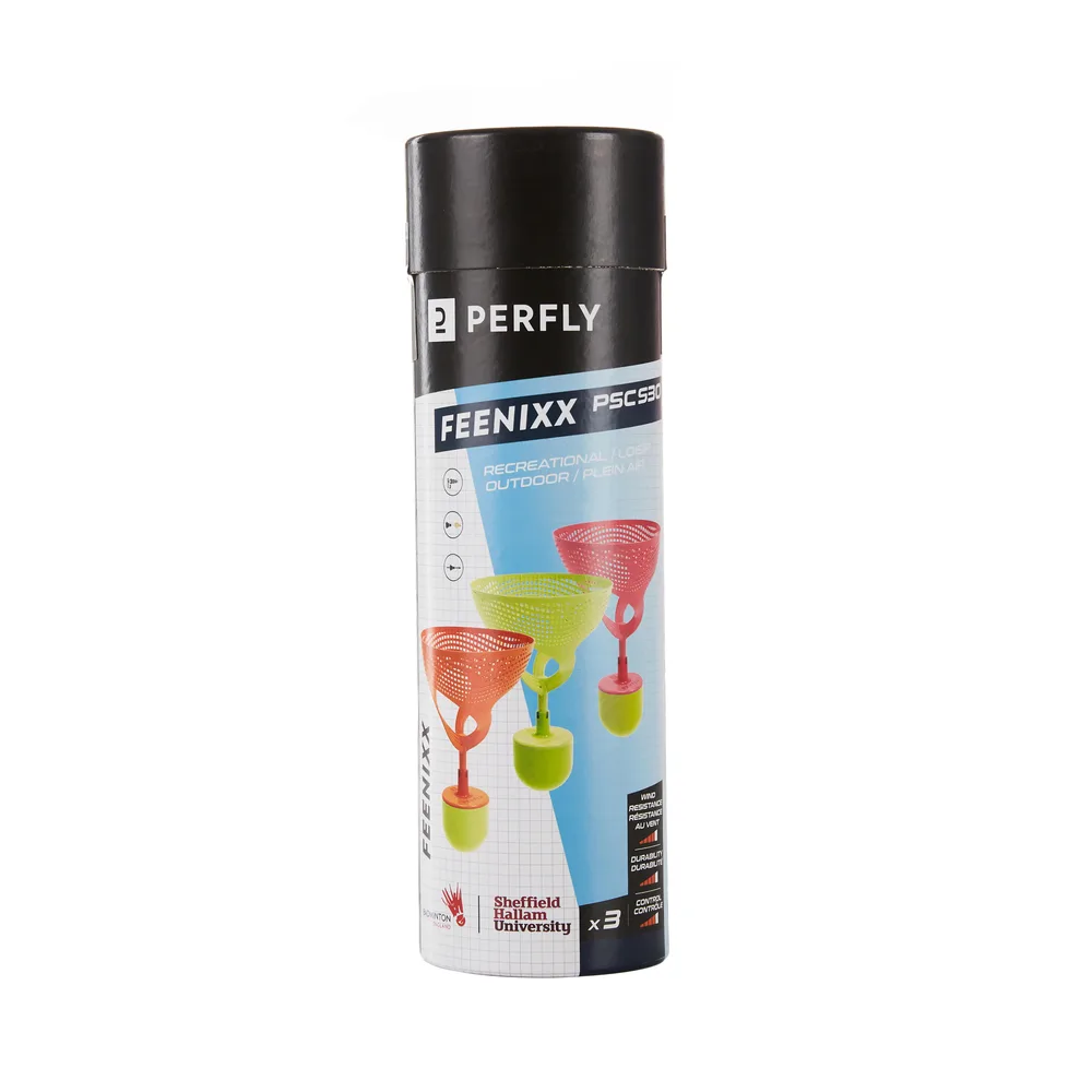 Decathlon Воланы для бадминтона Perfly Feenixx PSC530 X3 Outdoor, 3 шт
