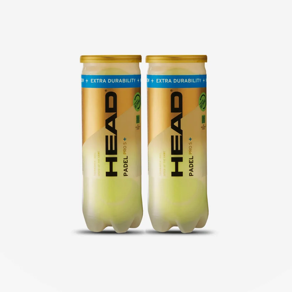 Мячи для падела Head Pro S+, двойная упаковка по 3 мяча