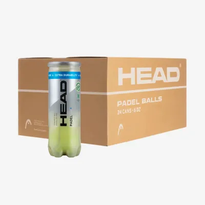 Мячи для падела Head Pro+, коробка из 24 банок по 3 мяча