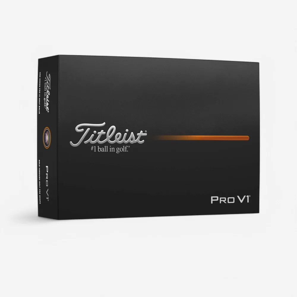 Мячи для гольфа Titleist Pro V1 белые, 12 шт