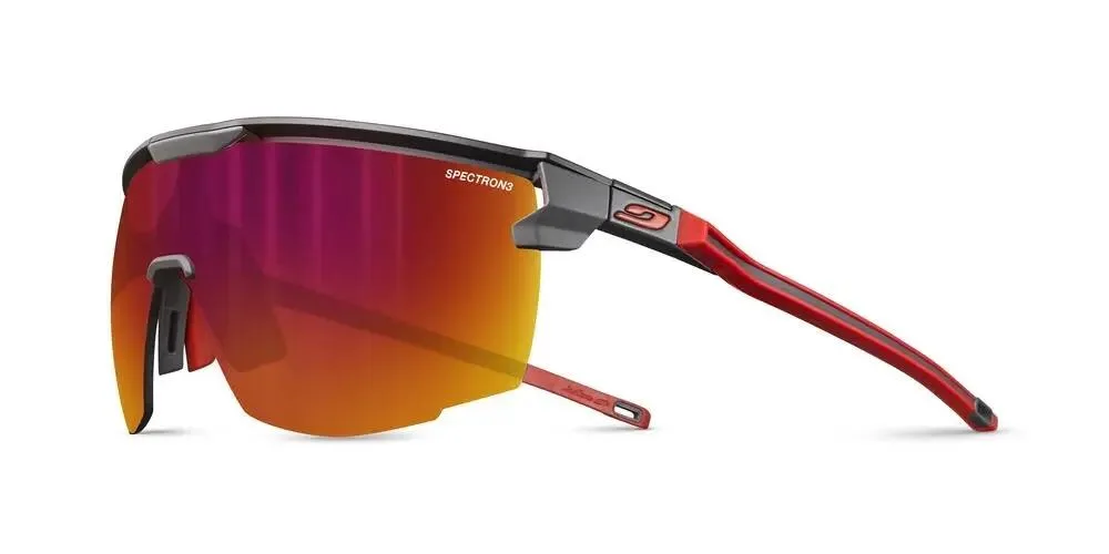 Велосипедные очки Julbo Ultimate чёрно-красные, категория 3, Spectron