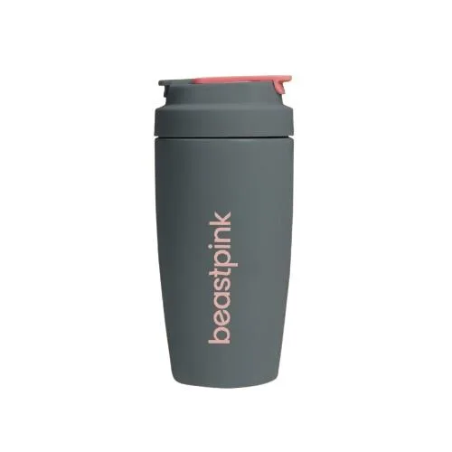 Термокружка BeastPink 500 мл серая