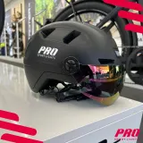 Шлем велосипедный Pro Sport Lights Speed Pedelec с визором и наушниками — фото 2