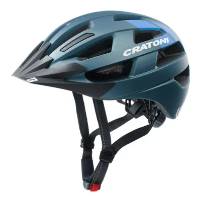 Шлем велосипедный городской Cratoni Velo-X City, петроль матовый