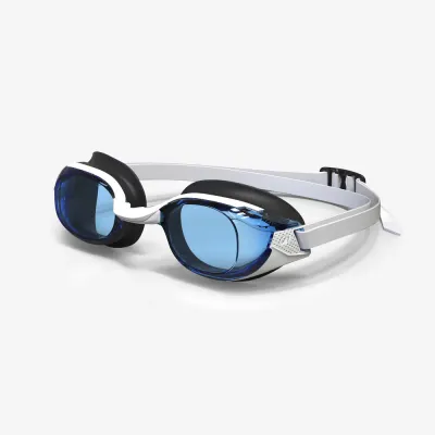 Очки для плавания Decathlon Bfit с синими линзами и усиленным анти-фогом