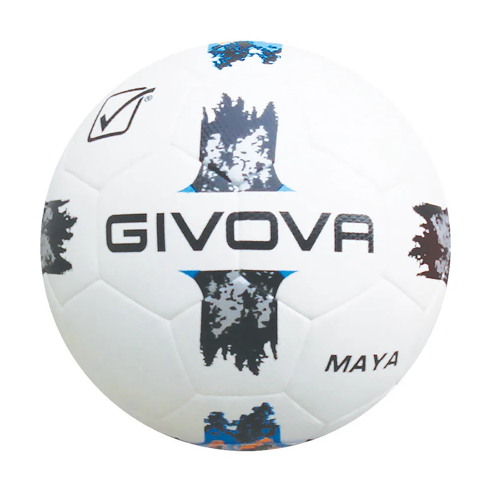Мяч футбольный Givova Pallone Maya, черно-серебристый